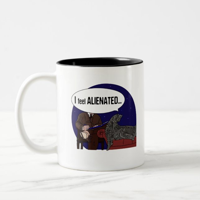 ALIENATION! Two-Tone COFFEE MUG (Left)