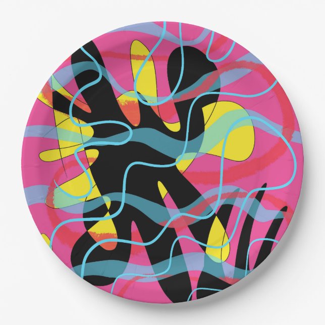 AlienBZZ Paper Plate (Front)