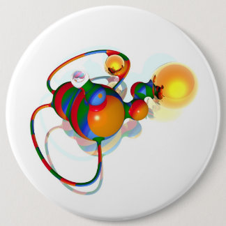 alienobject 6 cm round badge