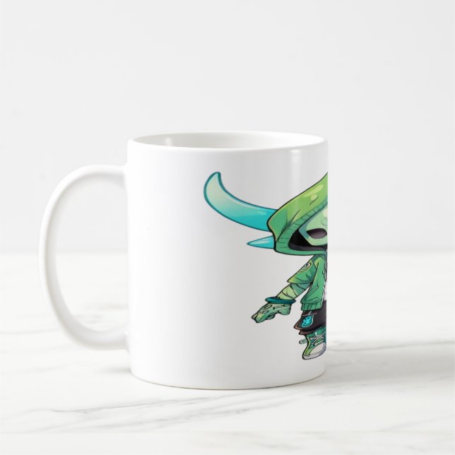 Aliens51 #01 coffee mug (Left)