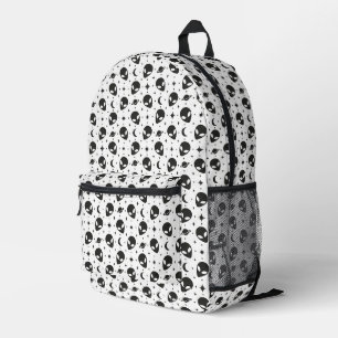 Aliens and Stars Printed Backpack