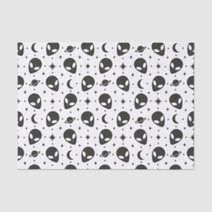 Aliens and Stars Tissue Paper