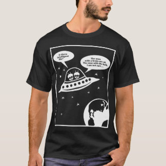 Aliens Auf Der Suche Nach Intelligentem Leben  (Ge T-Shirt
