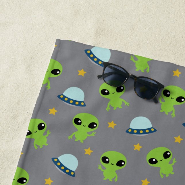 Aliens Beach Towel (In Situ)