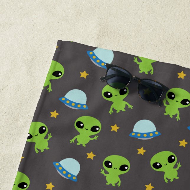 Aliens Beach Towel (In Situ)