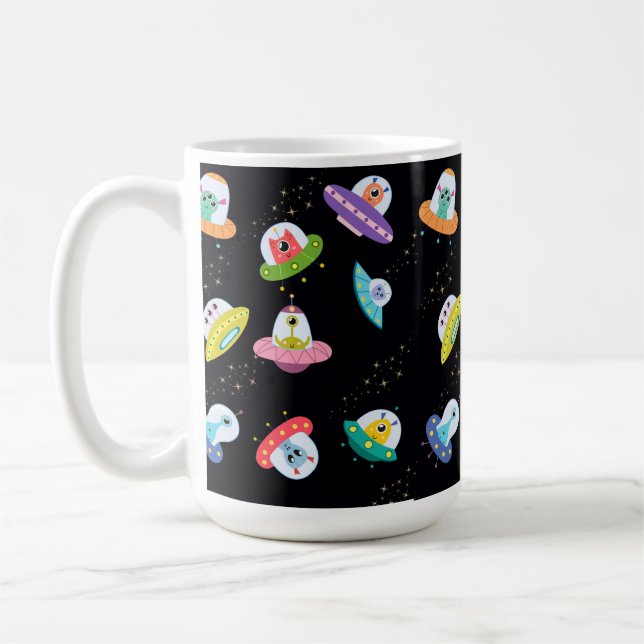 aliens coffee mug (Left)