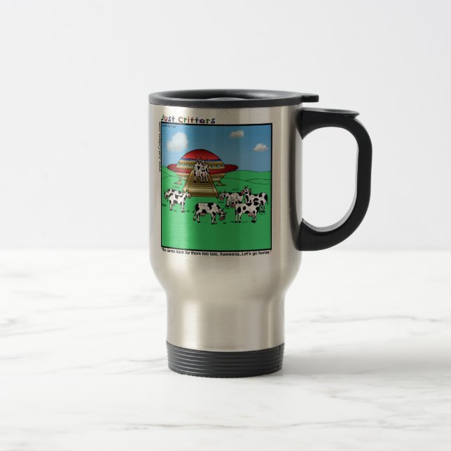 Aliens Cows Travel Mug (Right)
