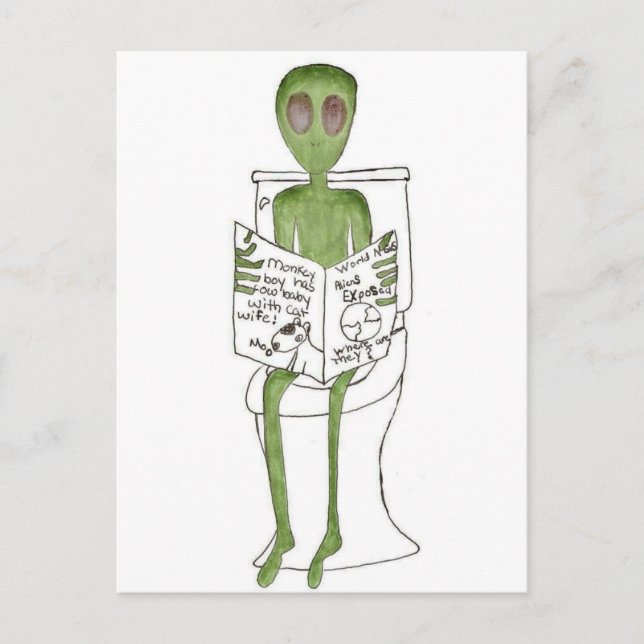 Aliens Exposed Postcard (Front)