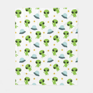 Aliens Fleece Blanket