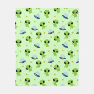 Aliens Fleece Blanket
