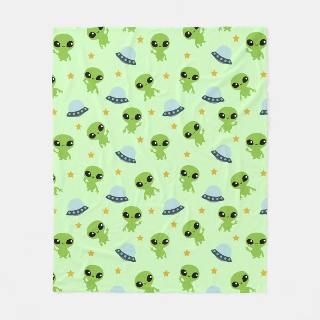Aliens Fleece Blanket (Front)