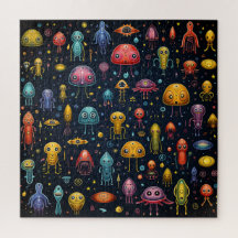 Aliens Fun Puzzle