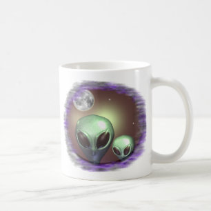 Aliens greys coffee mug