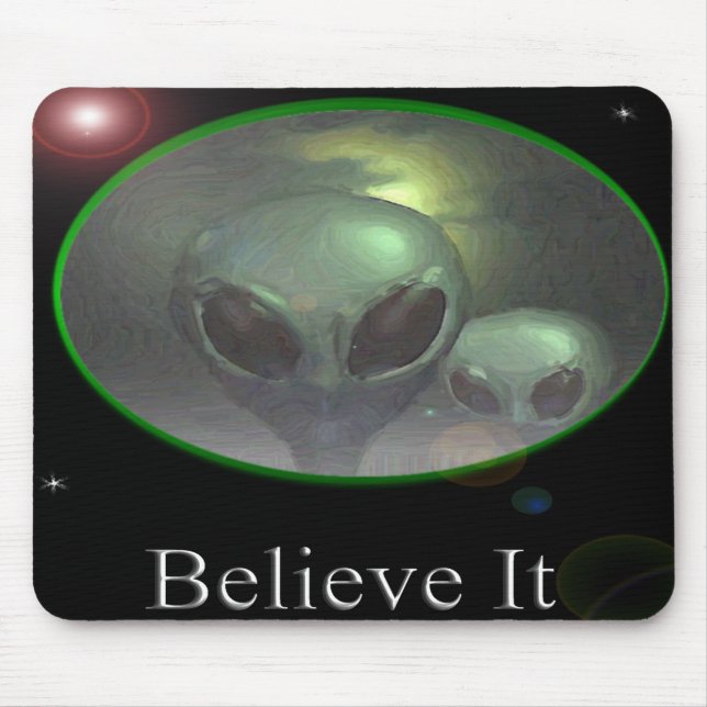 Aliens greys mouse mat (Front)