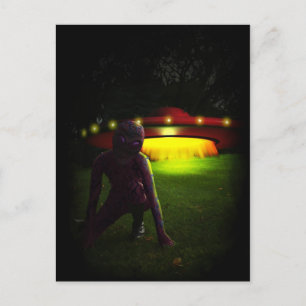 Aliens Have Landed Postcard