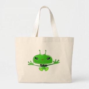 Aliens Huggs Large Tote Bag