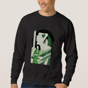 Aliens Iconic Strong Ellen Ripley Silhouette Chest Sweatshirt