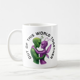Aliens in Love  Coffee Mug