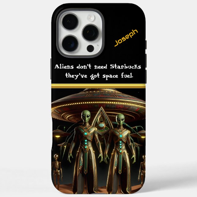 Aliens Investigate Area 51 Secrets Case-Mate iPhone Case (Back)