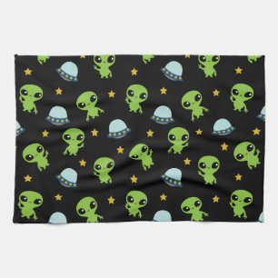 Aliens Kitchen Towel