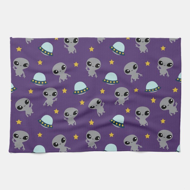 Aliens Kitchen Towel (Horizontal)