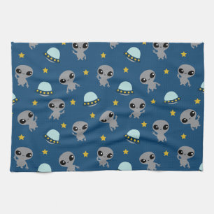 Aliens Kitchen Towel
