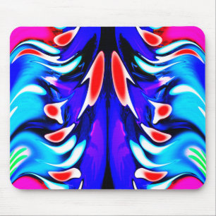 Aliens meeting art mouse mat