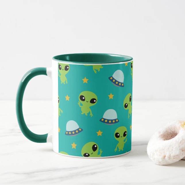 Aliens Mug (With Donut)