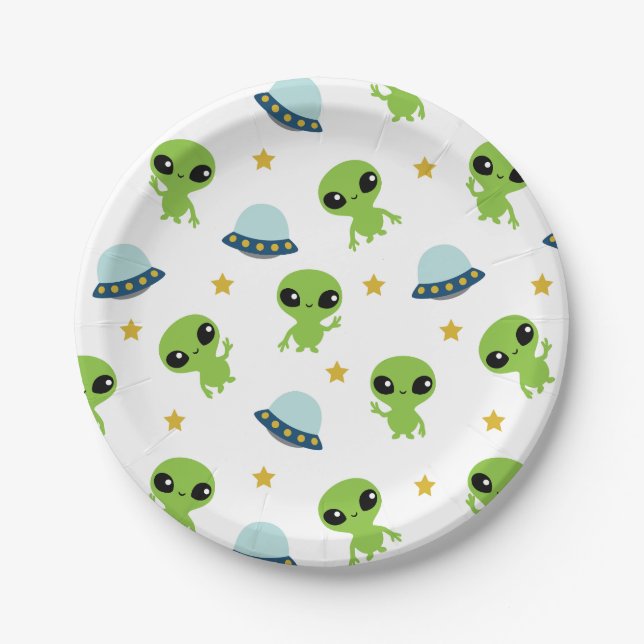Aliens Paper Plate (Front)