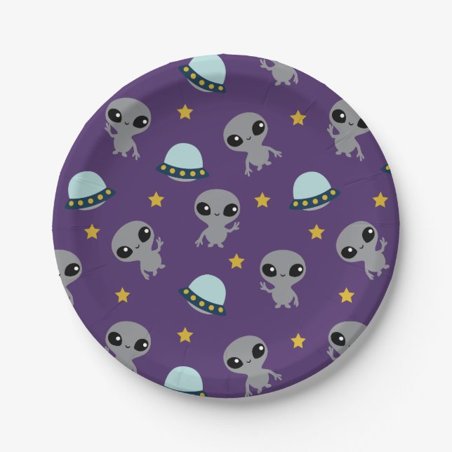 Aliens Paper Plates (Front)