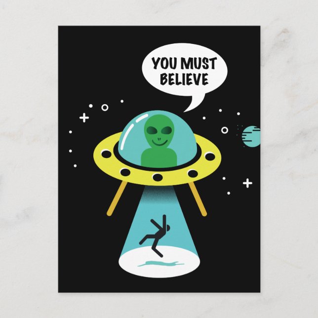 Aliens Postcard (Front)
