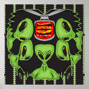 Aliens Probing Your Body Poster
