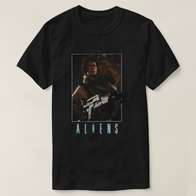 Aliens - Ripley &amp; Newt T-Shirt (Design Front)