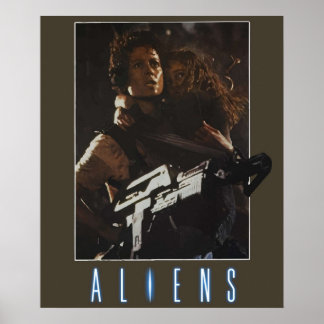 Aliens  Ripley  Newt Poster