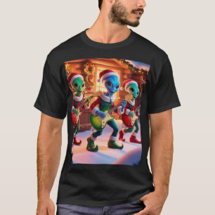 Aliens rock for christmas T-Shirt