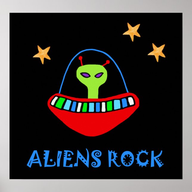 aLiEnS rOcK! Poster (Front)