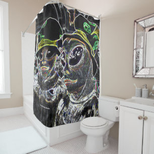 Aliens - Roswell, New Mexico Shower Curtain