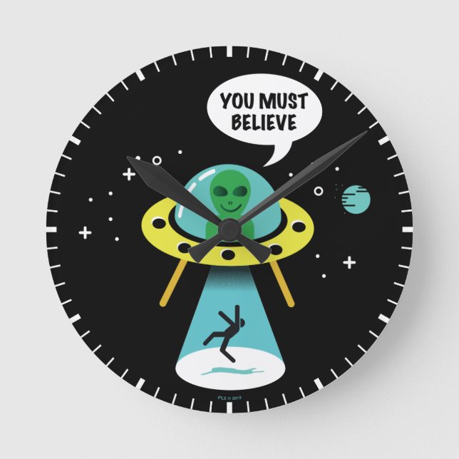 Aliens Round Clock (Front)