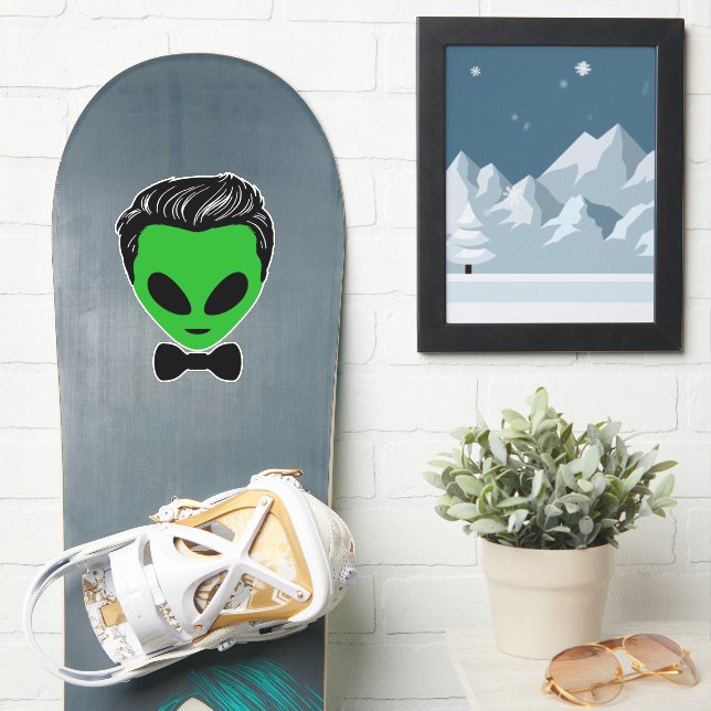 Aliens Rule! Sticker (Snowboard)