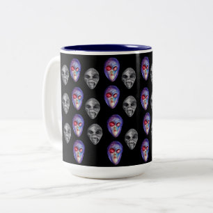 Aliens  Two-Tone coffee mug