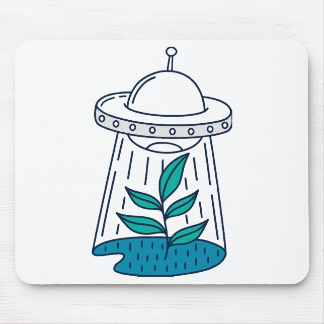 Aliens UFO Mouse Mat (Front)