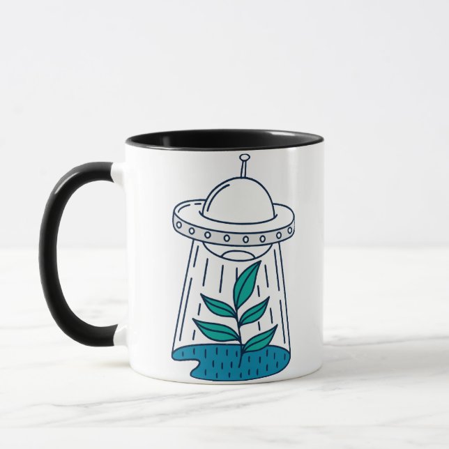 Aliens UFO Mug (Left)