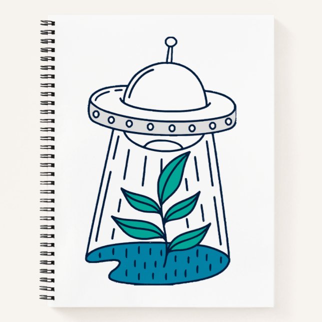 Aliens UFO Notebook (Front)