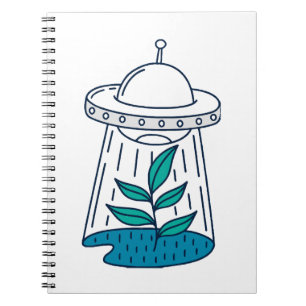 Aliens UFO Notebook