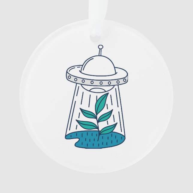 Aliens UFO Ornament (Front)