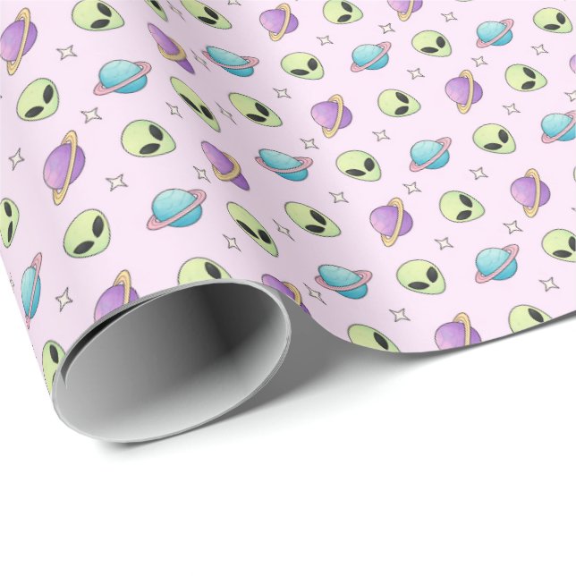 Aliens Wrapping Paper (Roll Corner)