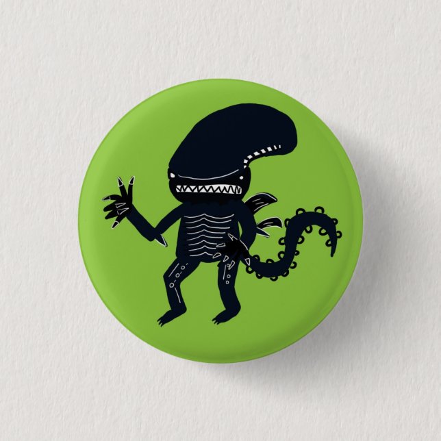 Alienses 3 Cm Round Badge (Front)