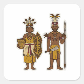 Alifuru Ina & Ama Square Sticker