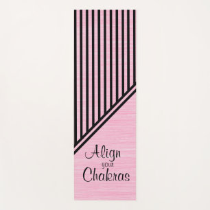 Align your Chakras Pink Yoga Mat