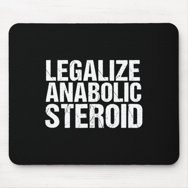 Alignate Anabolic Steroids - Gym Bodybuilding  Mouse Mat (Front)